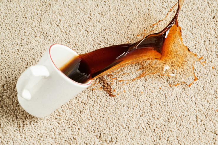 How to drink coffee on the couch without spilling