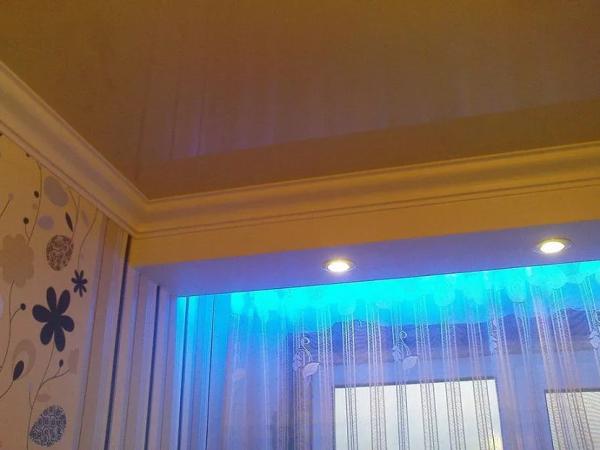 Как сделать подсветку штор светодиодной лентой