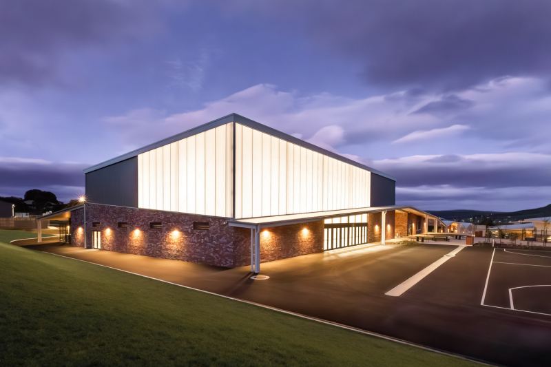 Брайтонская средняя школа в городе Баттери Пойнт, Австралия