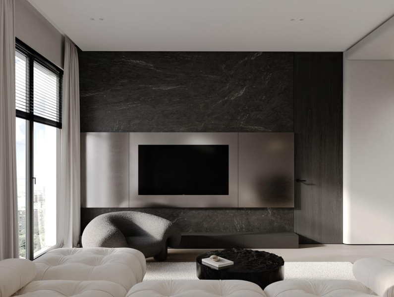 Как выделить и оформить ТВ-зону в гостиной: 7 идей