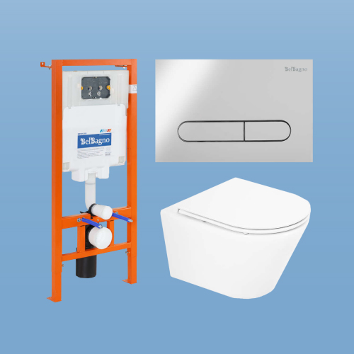 Подвесные унитазы с инсталляцией