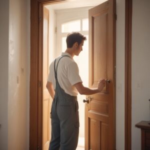 Стоимость покраски межкомнатных дверей за квадратный метр