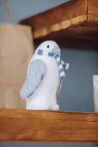 Как сделать елочную игрушку из ваты